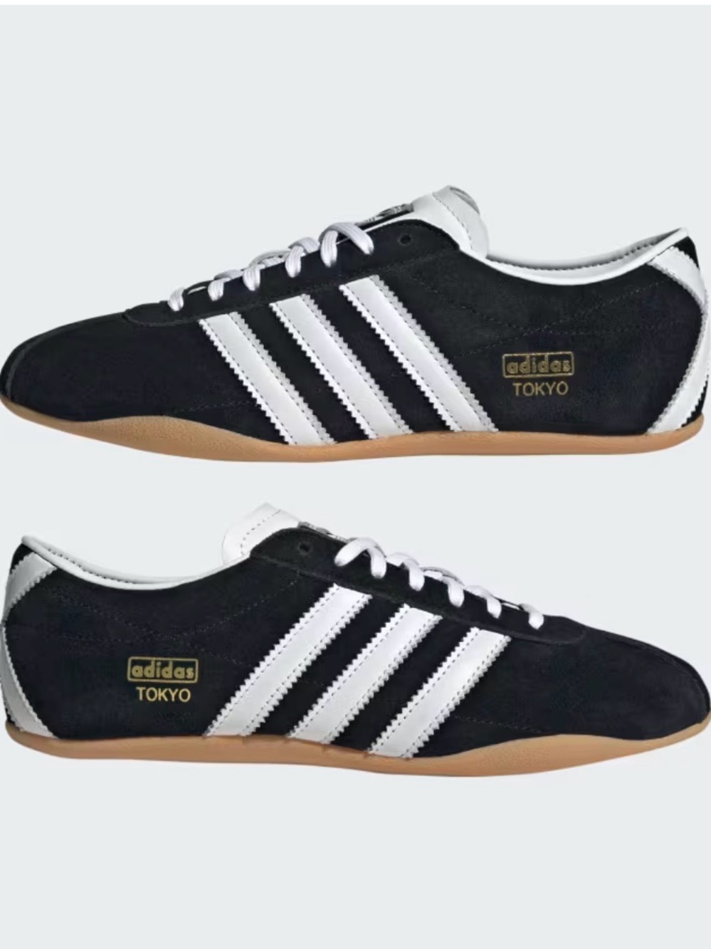 adidas Black & White Tokyo Classic Sneakers